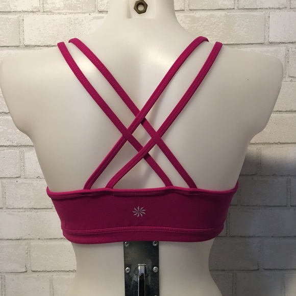 Athleta Tops - Athleta sport bra fusia color size small